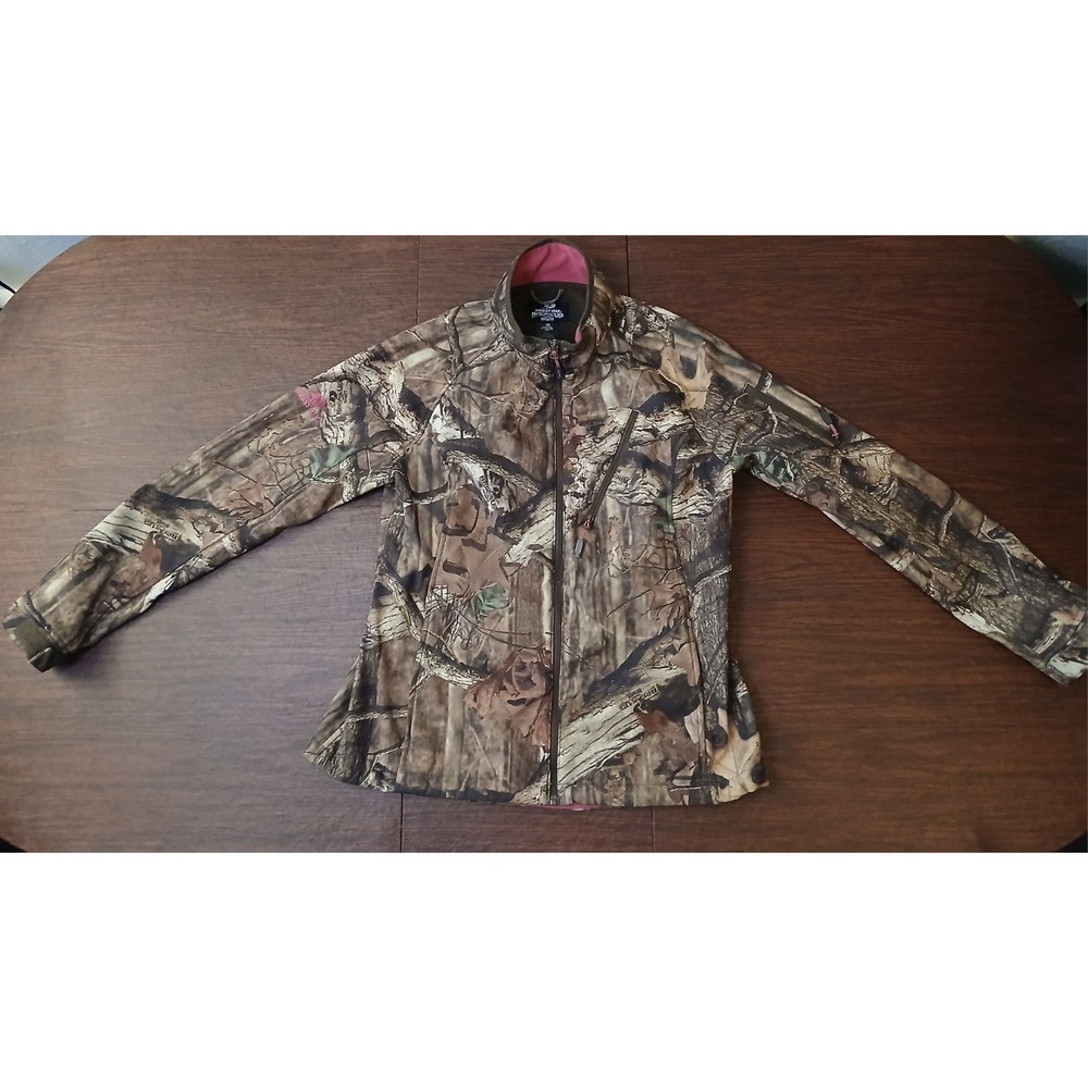 Mossy Oak Women's Realtree Camouflage Zip-Front Utility Jacket